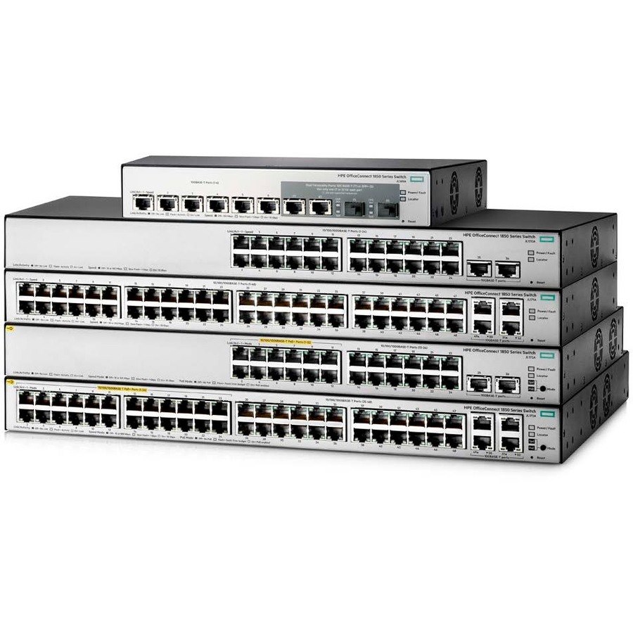 HPE OfficeConnect 1850 1850 6XGT and 2XGT/SPF+ 8 Ports Manageable Ethernet Switch - 10 Gigabit Ethernet - 10GBase-T, 10GBase-X