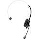 Adesso USB Single-Sided Headset with Adjustable Microphone- Noise Cancelling- Mono - USB - Wired - Over-the-head - 6 ft Cable -, Omni-directional Microphone - Black