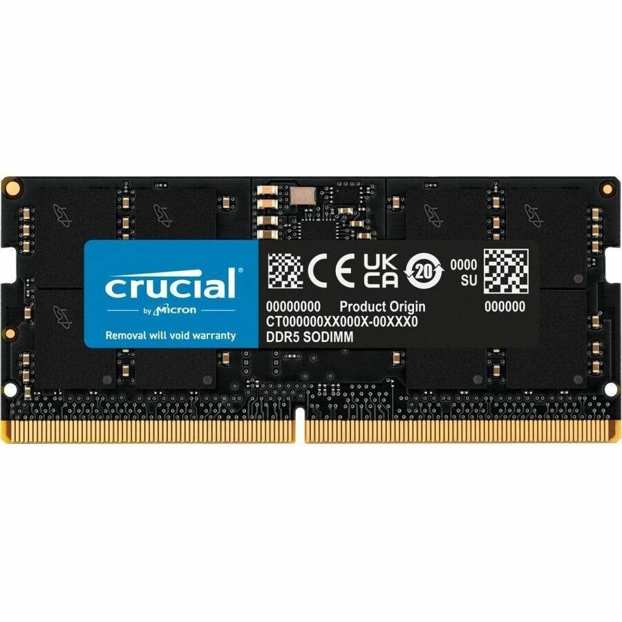 Crucial 16GB 262-Pin DDR5 So-Dimm DDR5 5200 (PC5 41600) Notebook Memory CT16G52C42S5