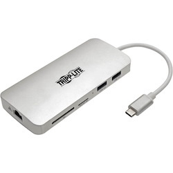 Tripp Lite by Eaton USB C Docking Station 4k w/ USB Hub HDMI SD/Micro SD Gbe Charging, USB Type C, USB-C, USB Type-C