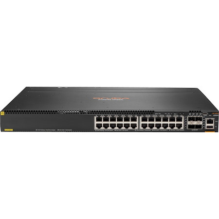 Aruba CX 6300 6300M 24 Ports Manageable Ethernet Switch - Gigabit Ethernet, 50 Gigabit Ethernet - 10/100/1000Base-T, 50GBase-X - Refurbished