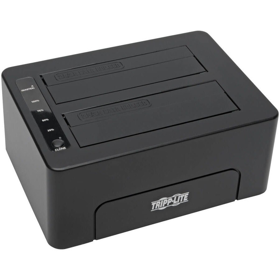 Tripp Lite by Eaton USB 3.0 SuperSpeed to Dual SATA External Hard Drive Docking Station with Cloning for 2.5 in./3.5 in. HDD