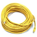 Monoprice 75FT 24AWG Cat6 550MHz UTP Ethernet Bare Copper Network Cable - Yellow