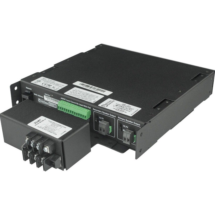 AtlasIED PoE+ IP Addressable IP-to-Analog Gateway with Transformer