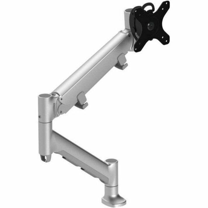 Atdec Mounting Arm for Monitor, Flat Panel Display, Curved Screen Display, All-in-One Computer, Menu Board - Silver - Landscape/Portrait