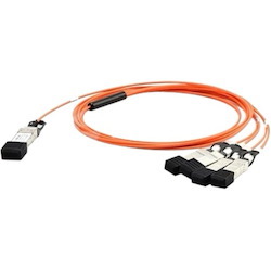Axiom 40GBASE-AOC QSFP+ to 4 SFP+ Active Optical Cable Dell Compatible, 10m