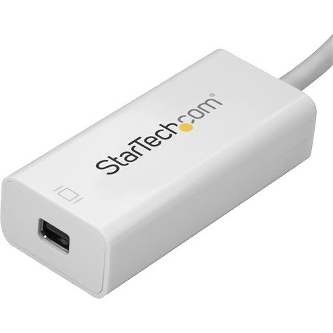 StarTech.com - USB-C to Mini DisplayPort Adapter - 4K 60Hz - White - USB Type-C to Mini DP Adapter - Thunderbolt 3 Compatible