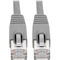 Eaton Tripp Lite Series Cat6a 10G Snagless Shielded STP Ethernet Cable (RJ45 M/M), PoE, Gray, 7 ft. (2.13 m)