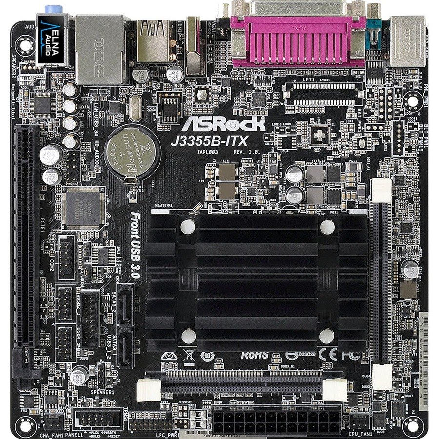 ASRock J3355B-ITX Desktop Motherboard - Intel Chipset - Mini ITX