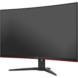 AOC CQ32G2E 32" Class WQHD Curved Screen Gaming LCD Monitor - 16:9 - Black, Red