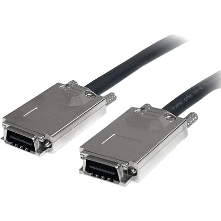 StarTech.com 100cm Serial Attached SCSI SAS Cable - SFF-8470 to SFF-8470 - erial Attached SCSI (SAS) external cable - 4-Lane - 4x InfiniBand - 4x InfiniBand