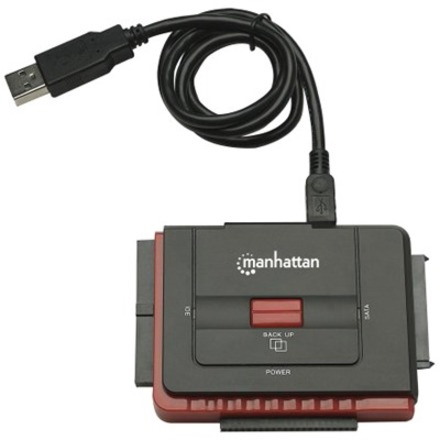 Manhattan 3-in-1 Hi-Speed USB to SATA/IDE Adapter