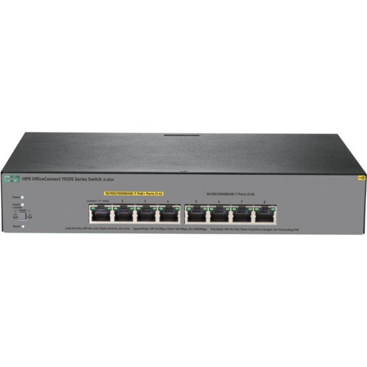 HPE OfficeConnect 1920S 8 Ports Manageable Ethernet Switch