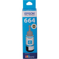 Epson T664 Ink Refill Kit - Cyan - Inkjet