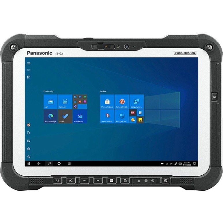 Panasonic TOUGHBOOK FZ-G2AZ00JKM Rugged Tablet - 10.1" WUXGA - Core i5 10th Gen i5-10310U Quad-core (4 Core) 1.70 GHz - 16 GB RAM - 512 GB SSD - Windows 10 Pro 64-bit - Black, White