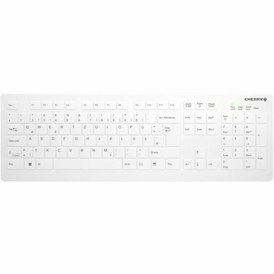Active Key AK-C8112 Keyboard - Cable Connectivity - USB Type A Interface - Spanish - White