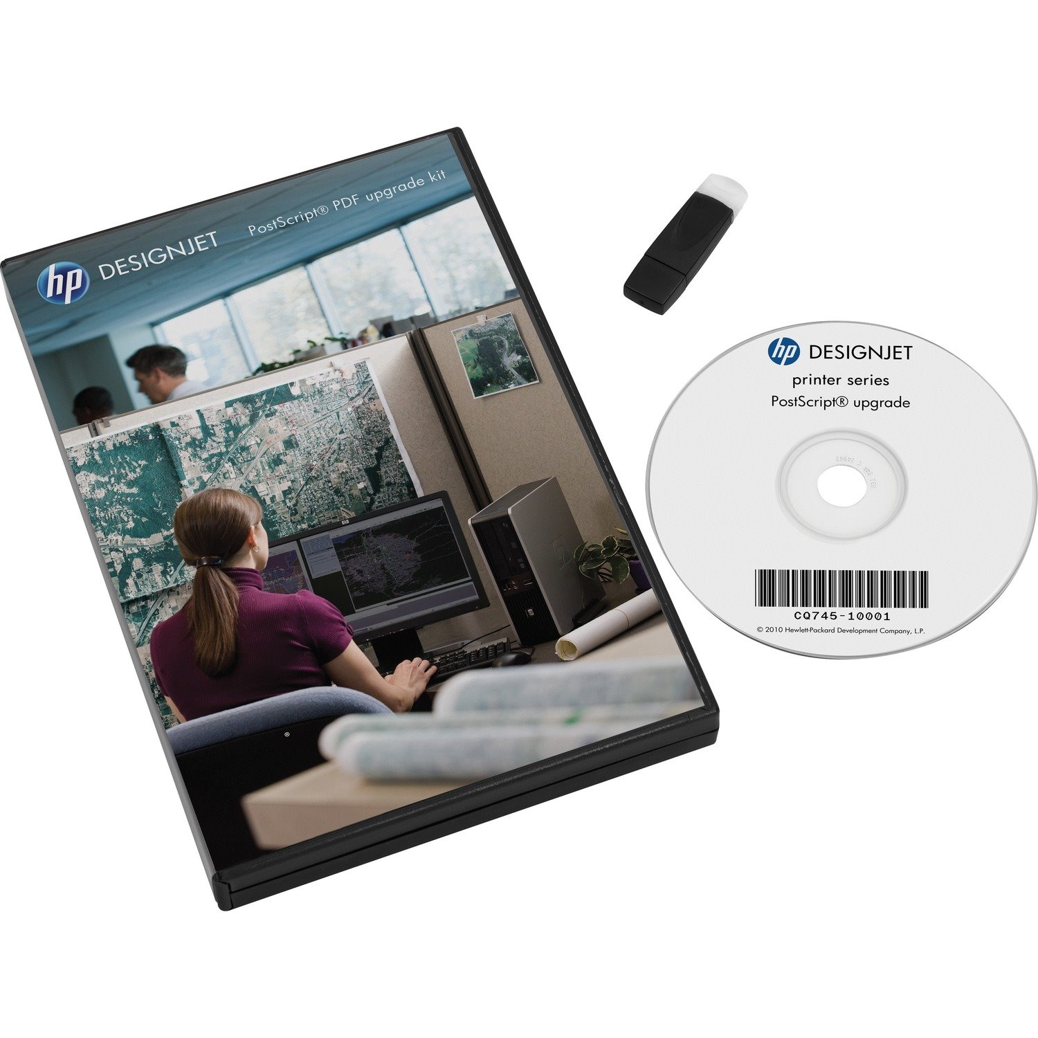 HP Designjet PostScript/PDF Upgrade Kit - Upgrade - CD Box Packing