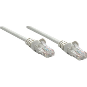 Intellinet Network Solutions Cat6 UTP Network Patch Cable, 100 ft (30 m), Gray