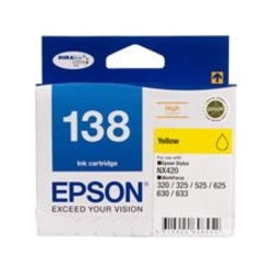 Epson DURABrite Ultra No. 138 Original Inkjet Ink Cartridge - Yellow Pack