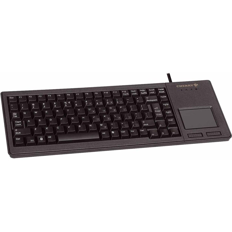 CHERRY G84-5500 Keyboard - Cable Connectivity - USB Interface - TouchPad - English (US) - Black - TAA Compliant