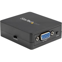 StarTech.com 1080p VGA to RCA and S-Video Converter - USB Powered - High Resolution VGA Input with Dynamic Scaling (VGA2VID2)