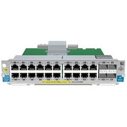 HP 20-Port Gig-T / 2-Port SFP+ V2 ZL Module Version-2 Module for ZL Switches with 20 Gig-T Ports