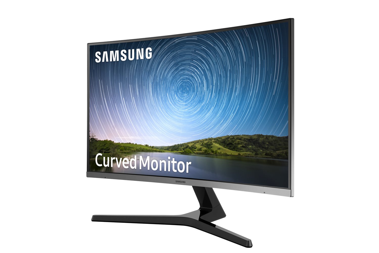 Samsung LC27R500FHEXXY 27" Full HD Curved Screen LED LCD Monitor - 16:9 - Dark Blue, Grey
