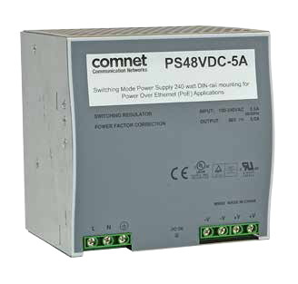 Comnet 48VDC 5 Amp Power Supply For