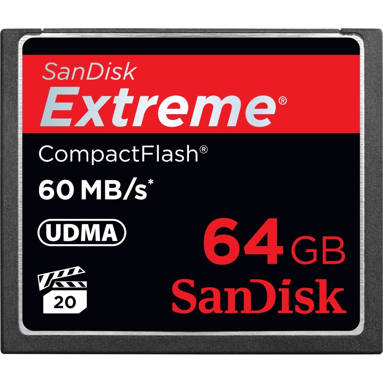 SanDisk Extreme CF 64GB 120MB/s Read 85MB/s WR