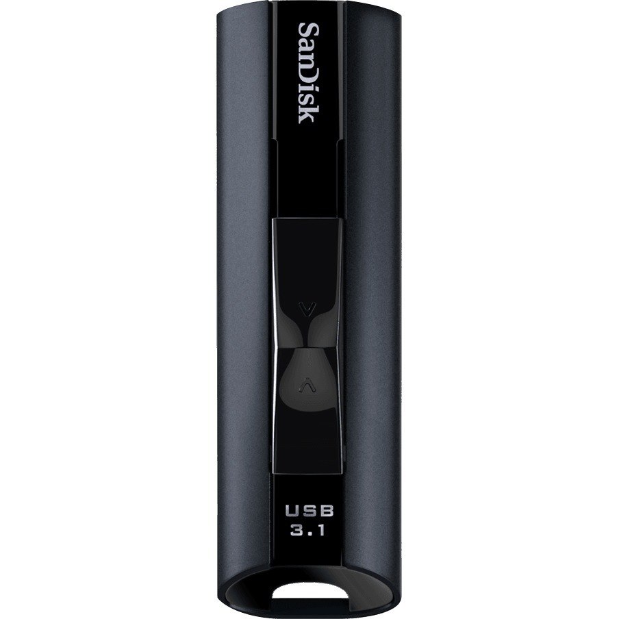 SanDisk Extreme PRO 128 GB USB 3.1 Flash Drive - Black - 128-bit AES