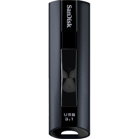 SanDisk Extreme Pro Usb 3.1 Solid State Flash Drive, CZ880 128GB, Usb3.0, Black, Sophisticated Durable Aluminum Metal Casing, Lifetime Limited