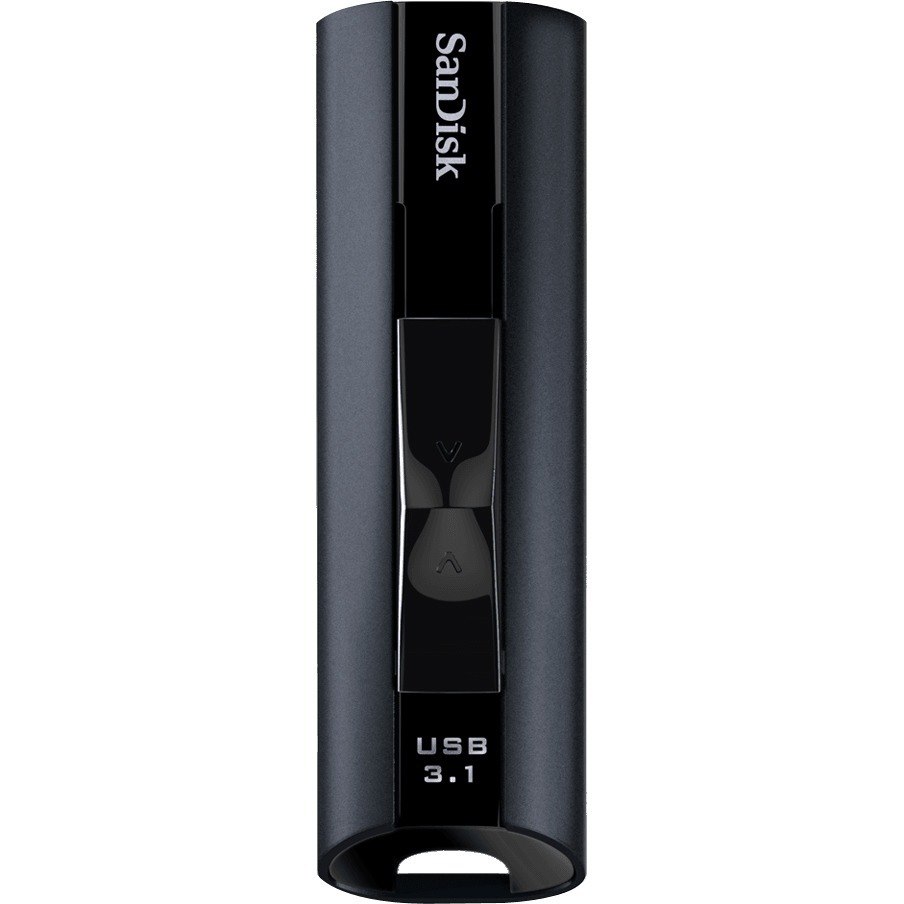 SanDisk Extreme PRO 256 GB USB 3.1 Flash Drive - Black - 128-bit AES