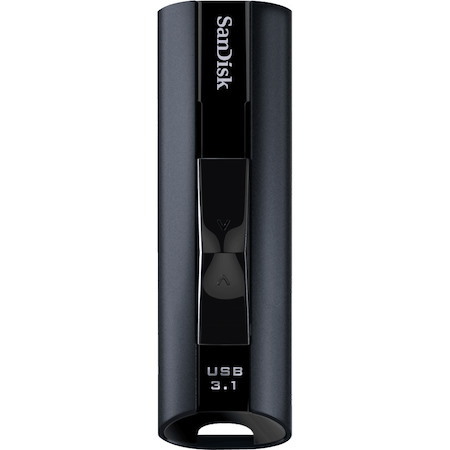 SanDisk Extreme PRO 256 GB USB 3.1 Flash Drive - Black - 128-bit AES