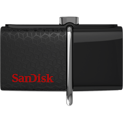 SanDisk Ultra Dual 64 GB USB 3.0 Flash Drive - Black