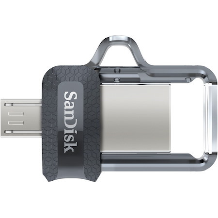 SanDisk Ultra Dual Drive M3.0 SDDD3 16GB Usb3.0 & micro-USB Connector OTG-enabled 150MB/s Flash Drive Memory Stick Android Smartphone Tablet Macs PCs