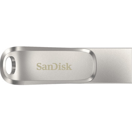 SanDisk 256GB Ultra Dual Drive Luxe Usb-C & Usb-A Flash Drive Memory Stick 150MB/s Usb3.1 Type-C Swivel For Android Smartphones Tablets Macs PCs