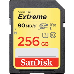SanDisk Extreme 256 GB Class 10/UHS-I (U3) SDXC