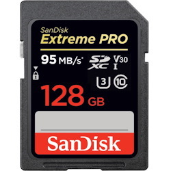 SanDisk Extreme Pro 128 GB Class 10/UHS-I (U3) SDXC
