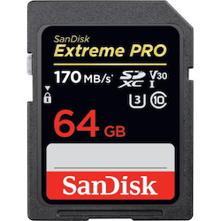 SanDisk Extreme Pro 64 GB Class 10/UHS-I (U3) SDXC