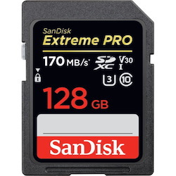 SanDisk Extreme Pro 128 GB Class 10/UHS-I (U3) SDXC