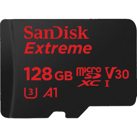 SanDisk Extreme 128 GB Class 10/UHS-I (U3) microSDXC