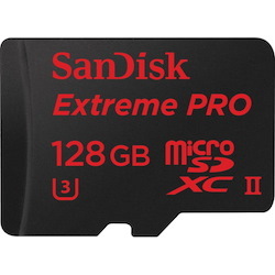 SanDisk Extreme Pro 128 GB Class 10/UHS-II (U3) microSDXC