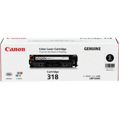 Canon CART318BK Original Laser Toner Cartridge - Black Pack