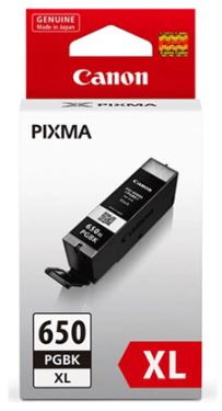 Canon PGI650XLBK Original Extra High Yield Inkjet Ink Cartridge - Pigment Black Pack