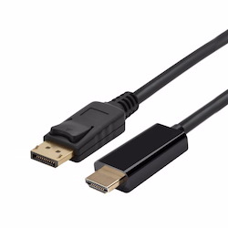 Blupeak 3M DisplayPort Male To Hdmi Male Cable-Sold BY Carton QTY 20 Units