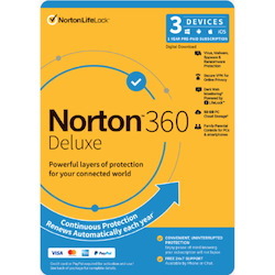 Norton 360 Deluxe 1U 3D 1 YR
