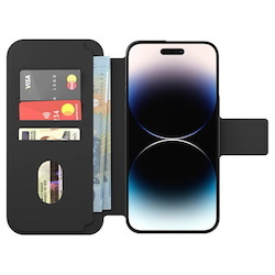 Cygnett TekView Folio Apple iPhone 14 Pro Max MagSafe Compatible Case -Black(CY4230TEKVI),Magnetically Attach/Detach,3xCards Slots,Included Applicator