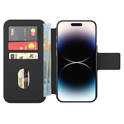 Cygnett TekView Folio Apple iPhone 14 Pro MagSafe Compatible Case - Black (Cy4229tekvi), Magnetically Attach/Detach,3x Cards Slots,Included Applicator