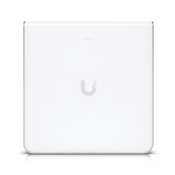 Ubiquiti UniFi Wi-Fi 6 Enterprise Sleek, Wall-Mounted WiFi 6E Access Point With An Integrated Four-Port Switch Designed For High-Density Office Networ