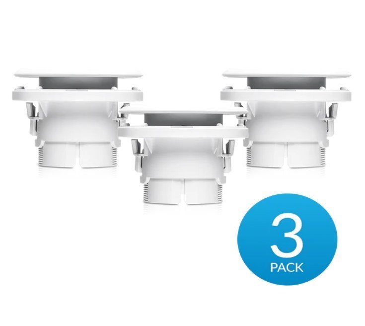 Ubiquiti Uvc-G3-Flex Camera Ceiling Mount Accessory, 3-Pack